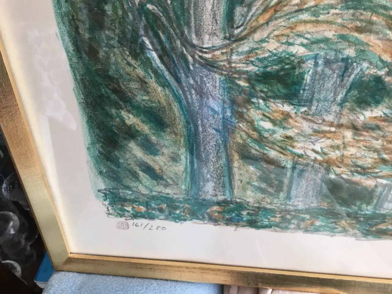 Billede 6 - Litografi af kendt kunstner