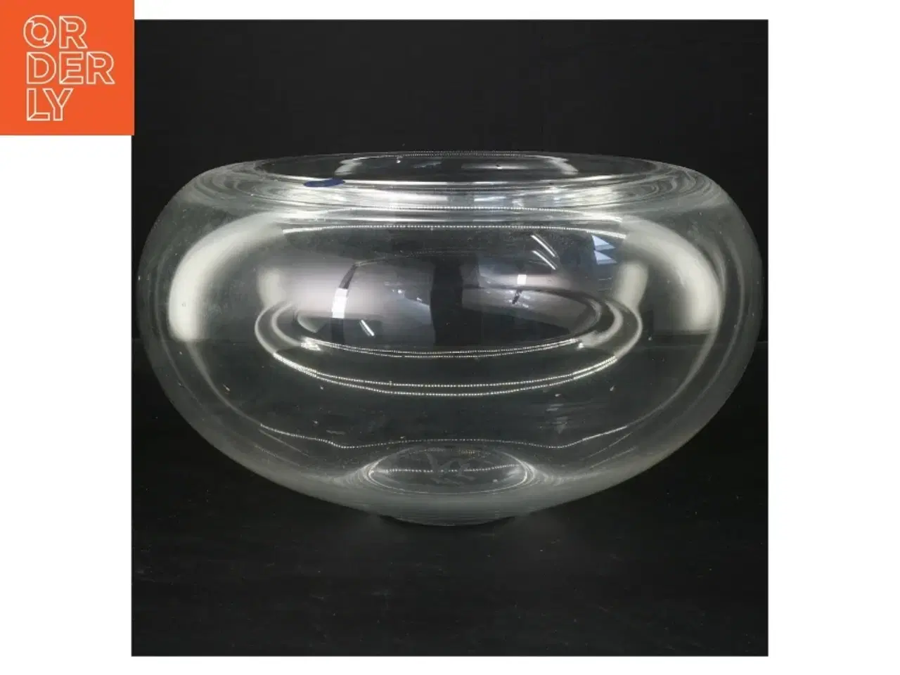 Billede 1 - Glasvase fra Royal Copenhagen (str. Ø 28 cm)