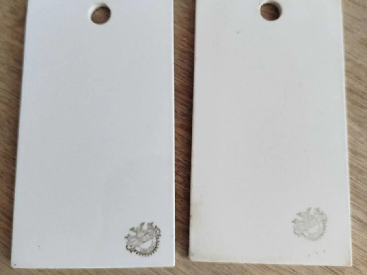 Billede 2 - To antikke porcelains smørebrikker