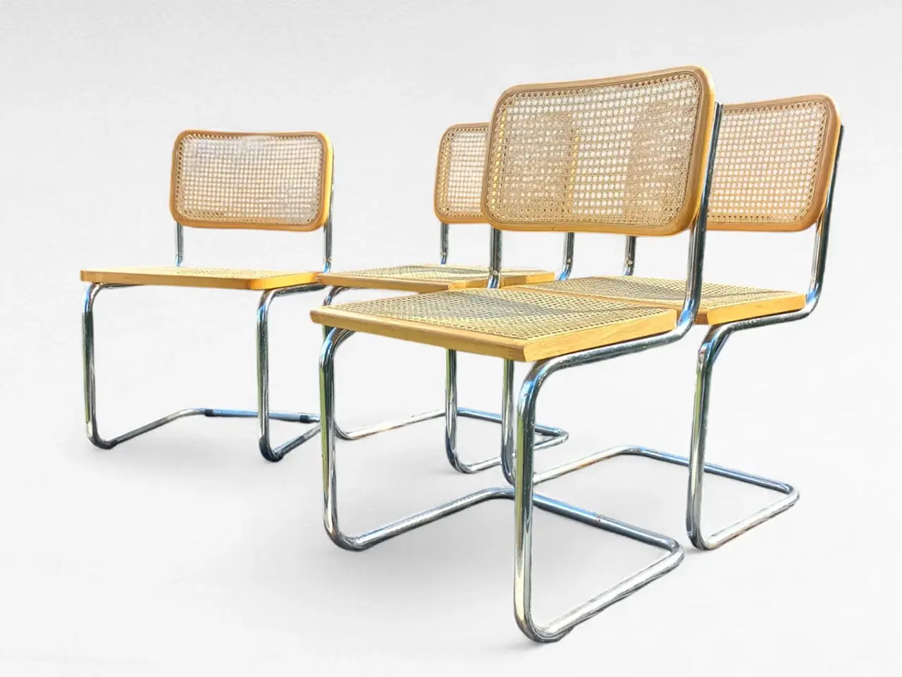 Billede 1 - 4 stk. Cesca frisvingerstole i Bauhaus-stil