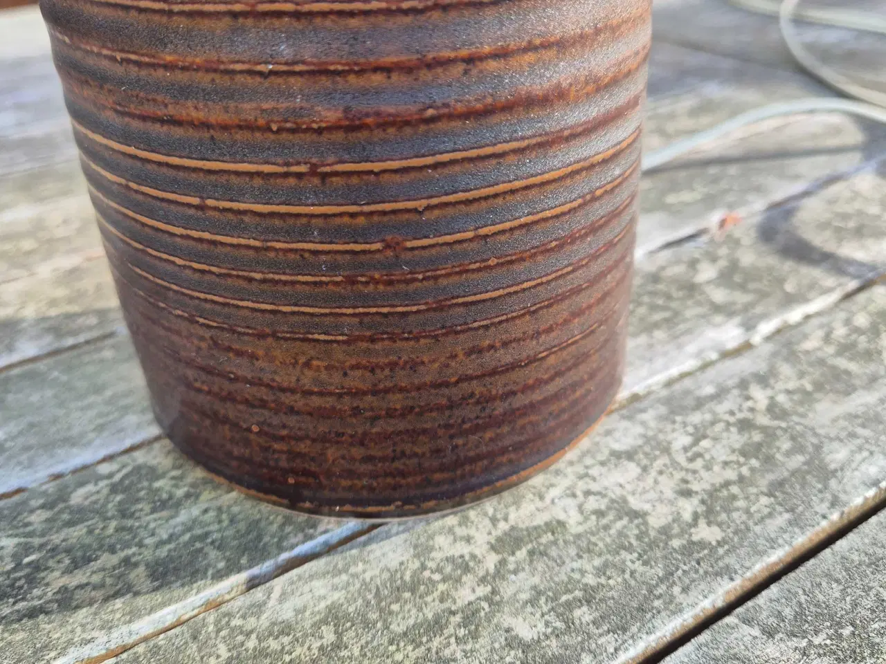 Billede 5 - Smuk keramiklampe fra Knabstrup 