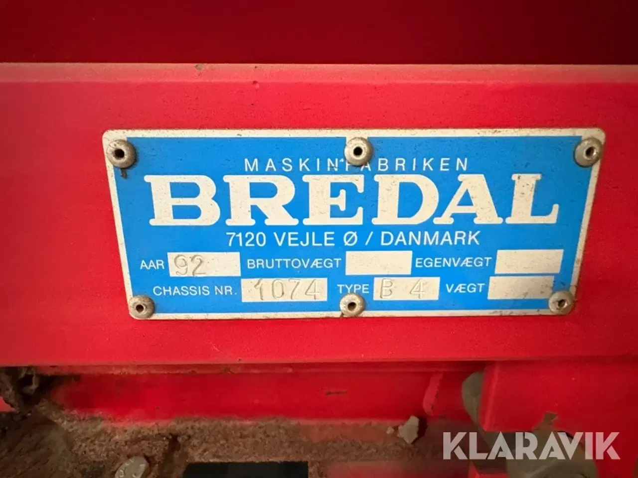 Billede 8 - Gødningsspredere Bredal B4