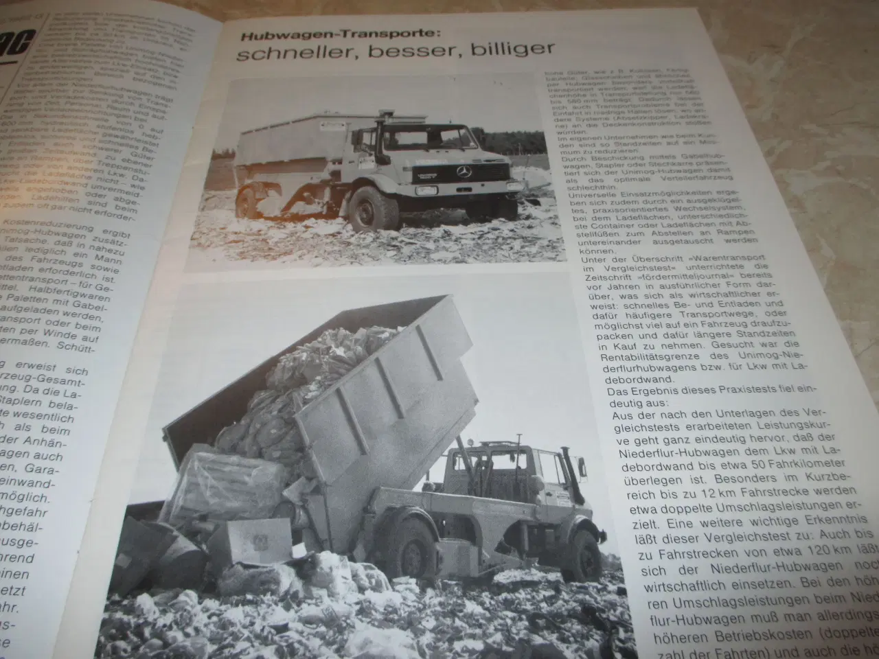 Billede 2 - Mercedes Unimog+ MB trac  brochure