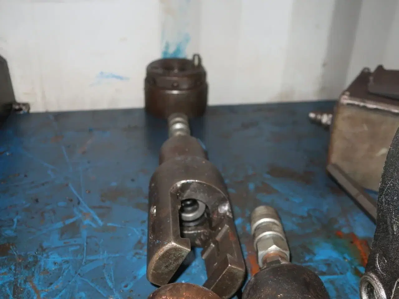 Billede 3 - Hydraulisk håndpumpe m.m.