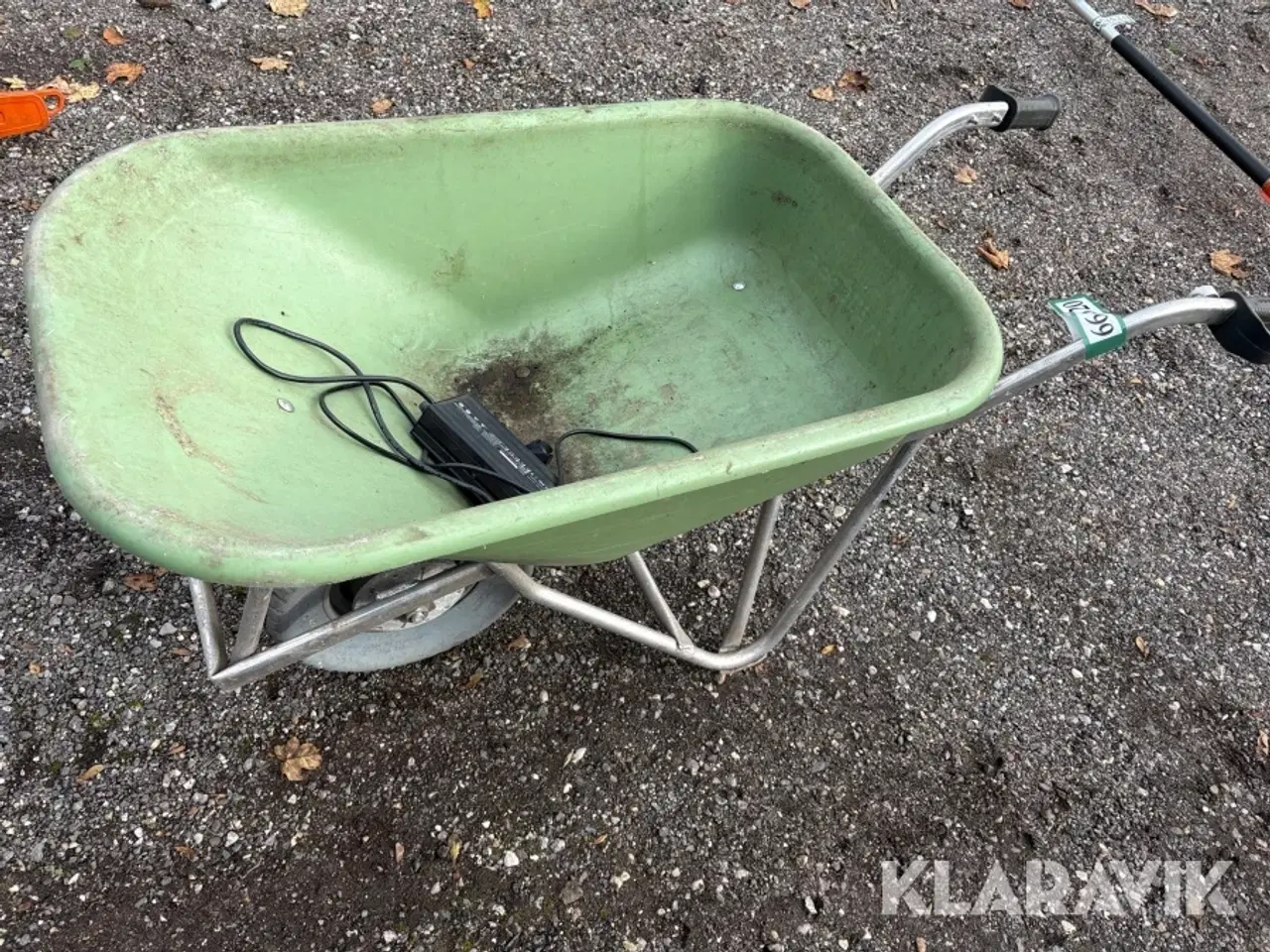 Billede 1 - Trillebør med elektrisk hjælpemotor