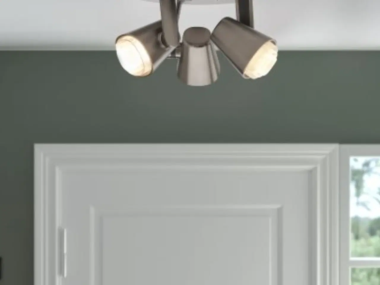 Billede 1 - 2 stk NY MONAZIT LED loftspotlight med 3 spots