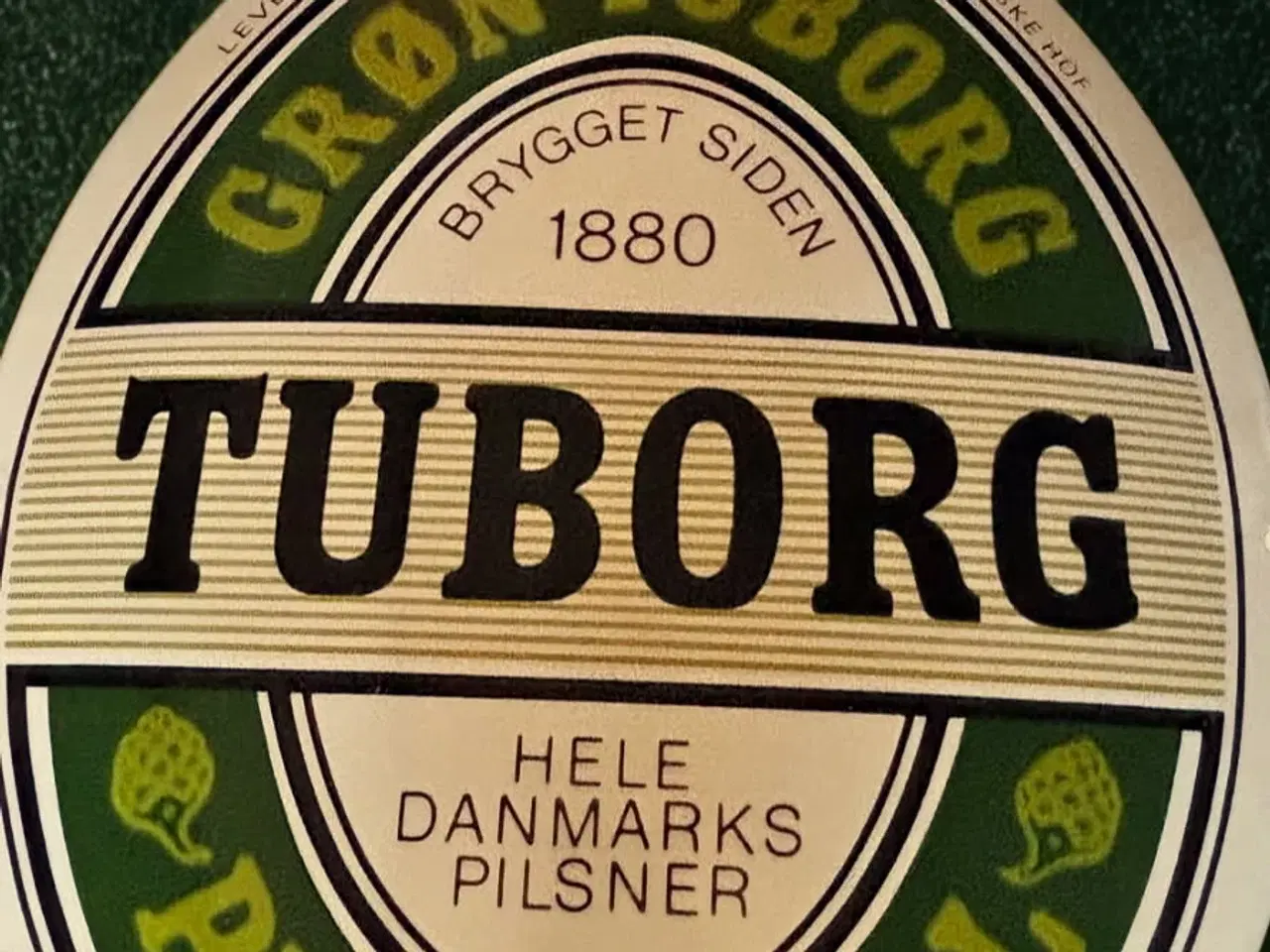 Billede 1 - Metal skilt Tuborg 