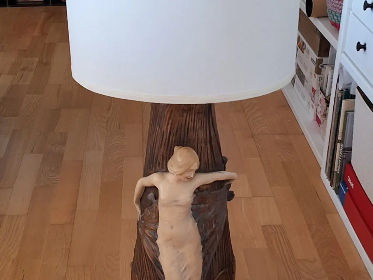 Billede 5 - Smuk antik bordlampe fra 1910’erne – unik kunst