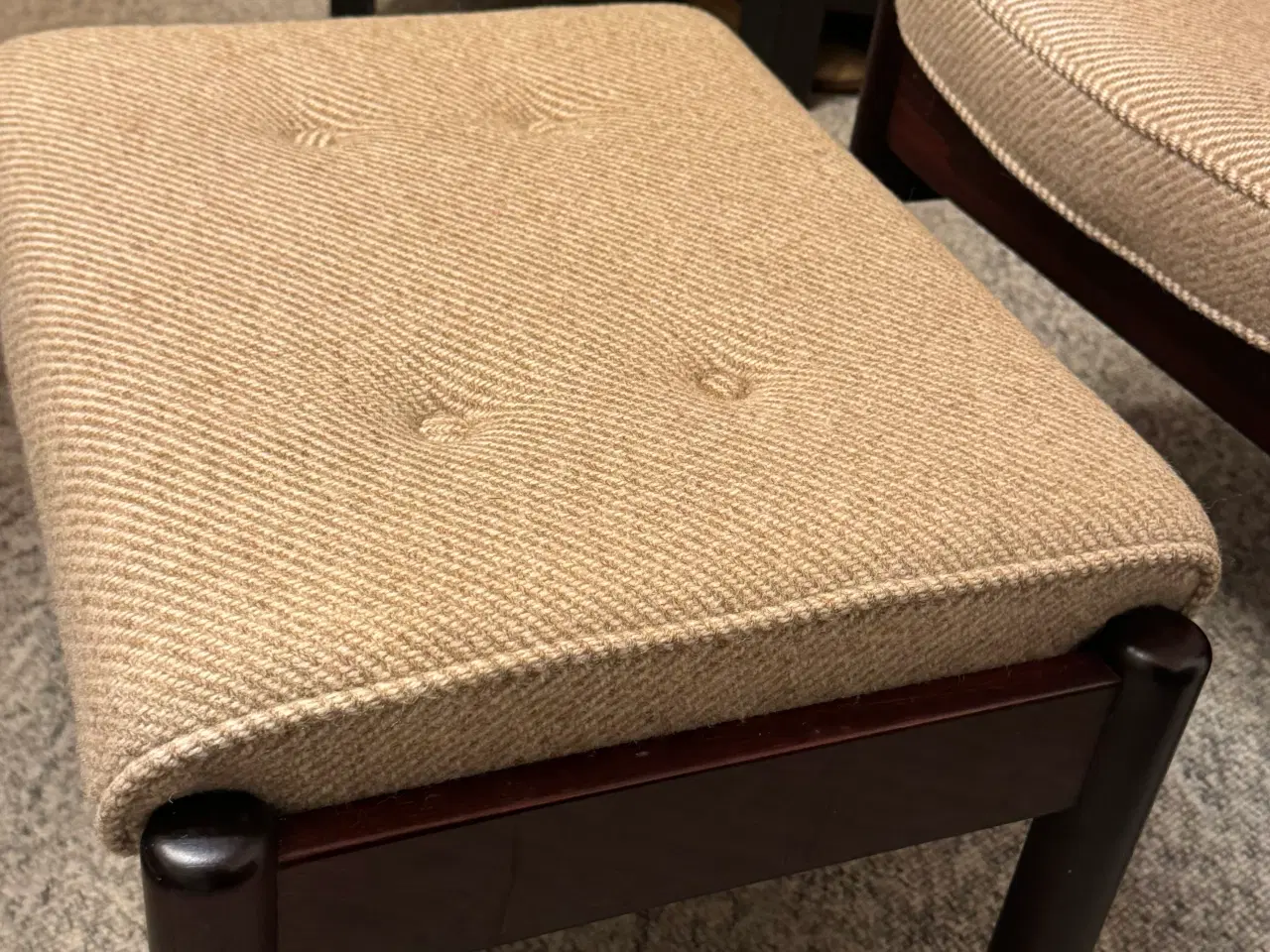 Billede 3 - Otiumlænestol m/fodskammel