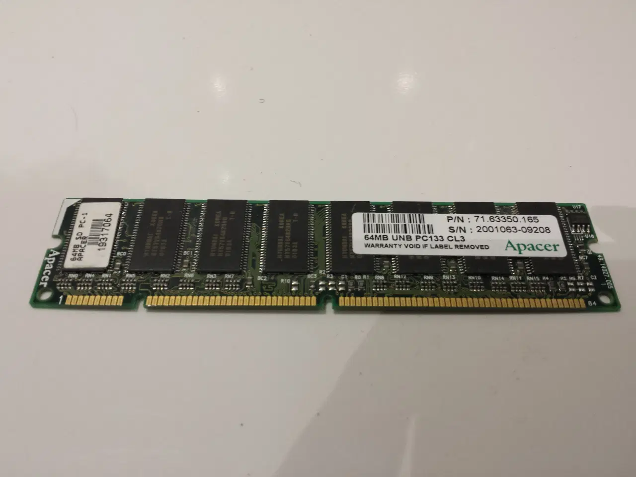 Billede 1 - 64MB PC133 SDRAM DIMM 168-pin RAM