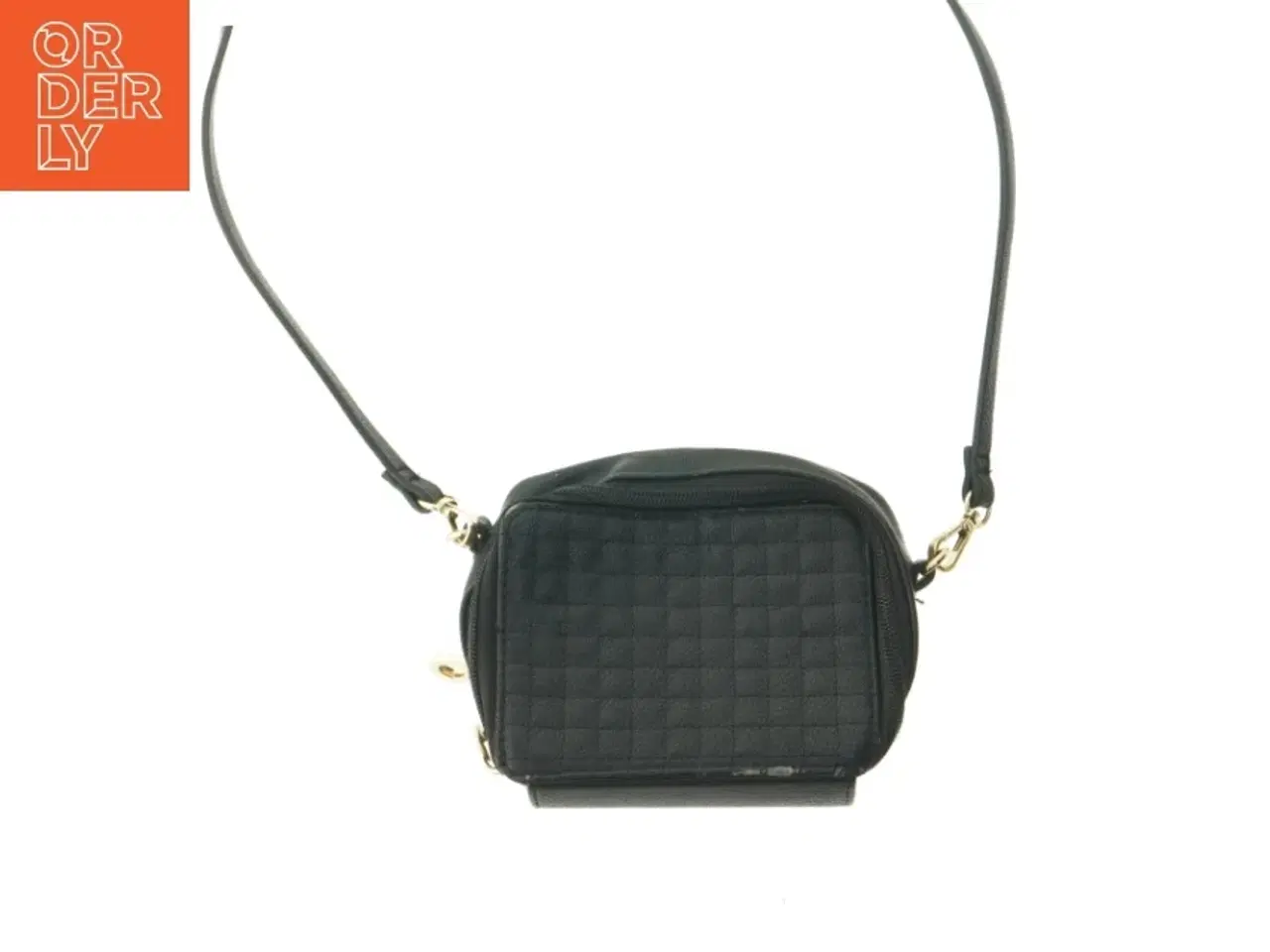 Billede 2 - Sort lille skuldertaske (str. 16,5x12,2 cm)