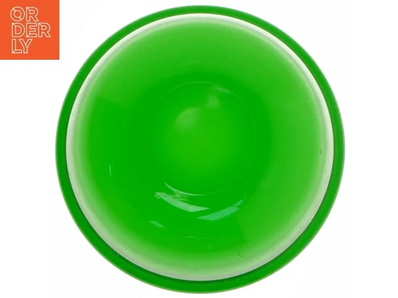 Billede 3 - Grøn glasskål (str. Ø 20 cm)