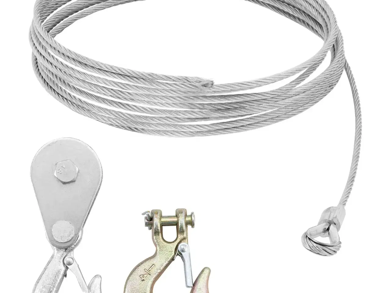 Billede 4 -  Ladkran med 12V stålkabel – 800 kg – 360°