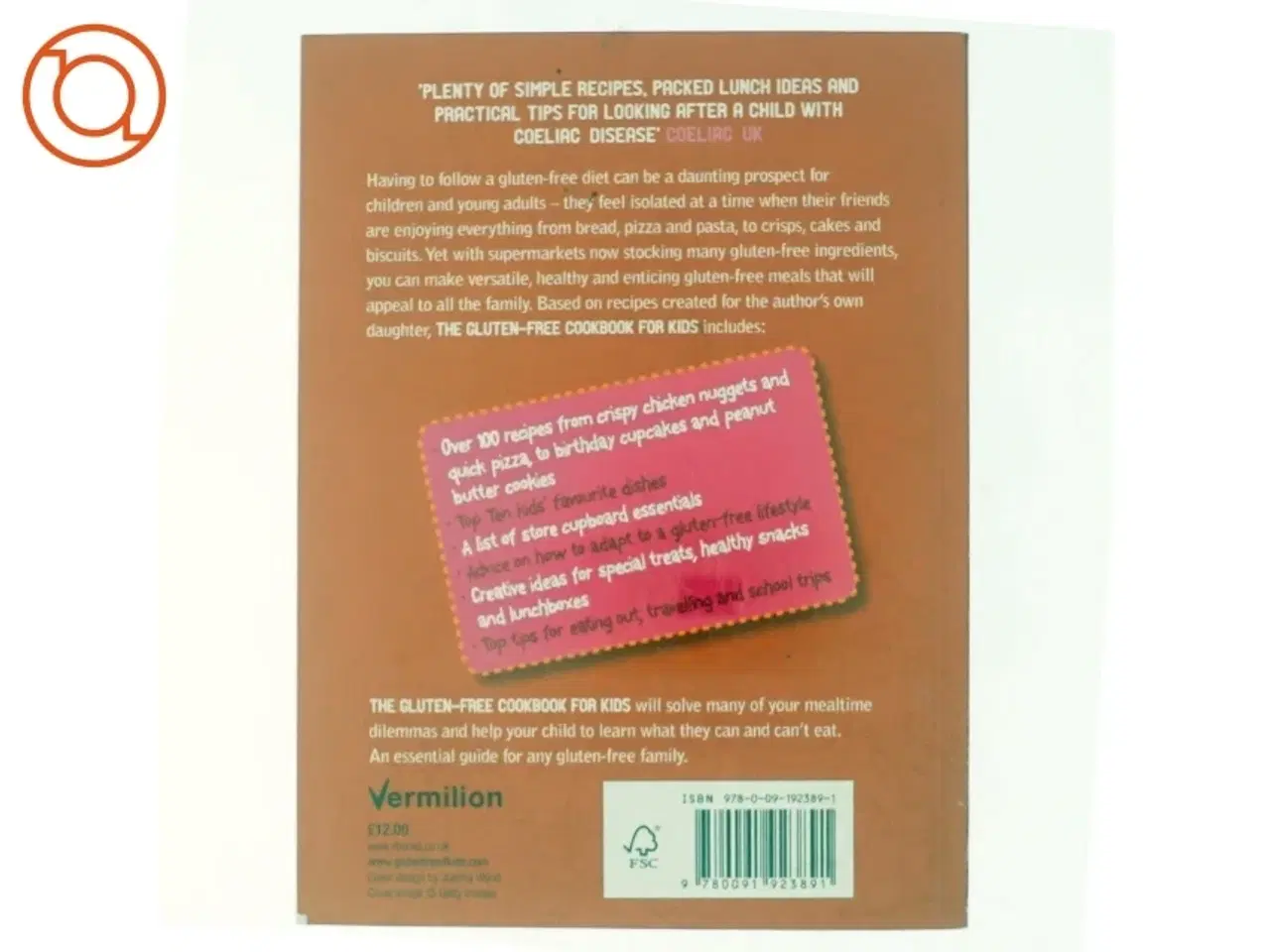 Billede 3 - The Gluten-Free Cookbook for Kids af Adriana Rabinovich (Bog)