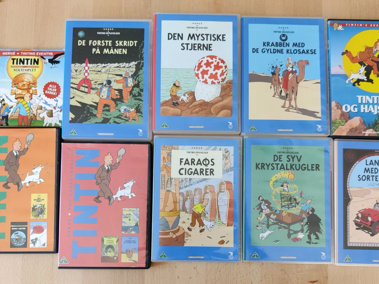 Billede 1 - 10 Stk Tintin Dvd film
