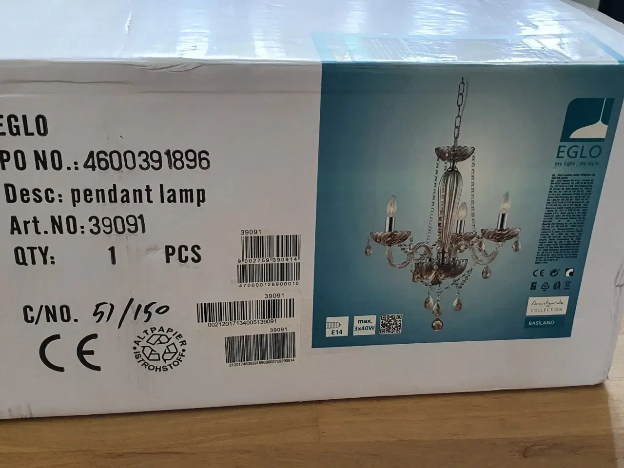 Billede 1 - Loftslampe