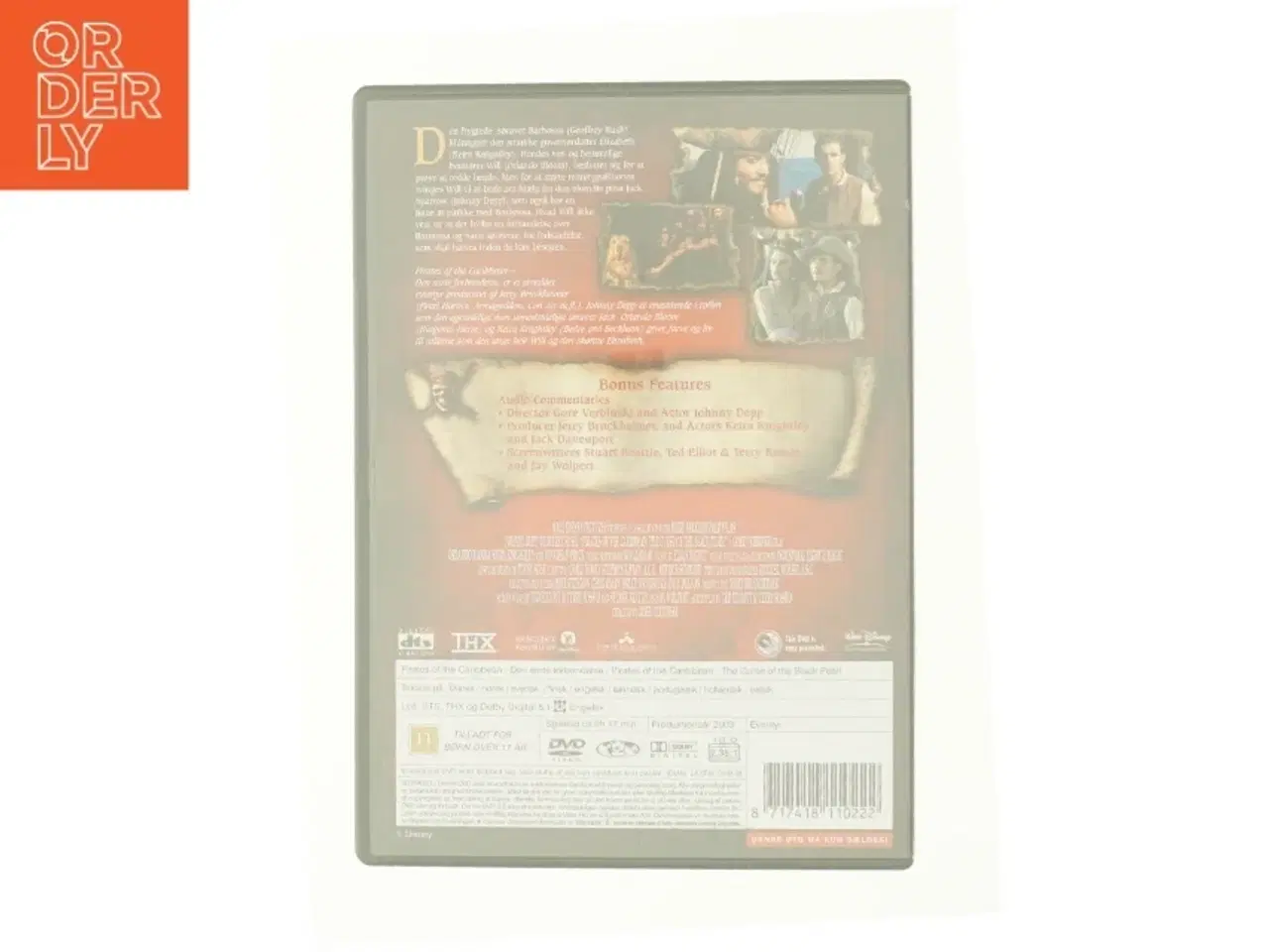 Billede 2 - Pirates of the Caribbean 1 fra DVD