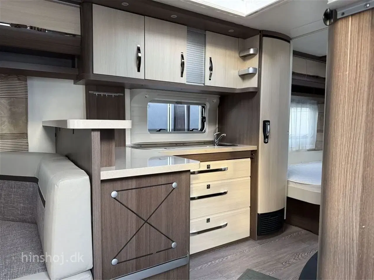 Billede 2 - 2017 - Hobby Prestige 620 CL   Lækker enkeltsengsvogn med sengeudvidelse fra Hinshøj Caravan A/S