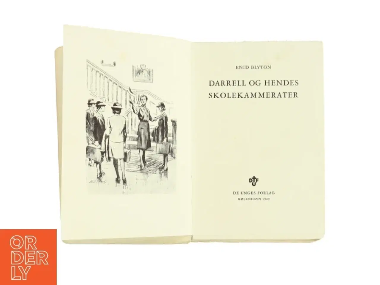 Billede 2 - Enid Blyton bog &#39;Darrell og hendes skolekammerater&#39; fra De Unges Forlag