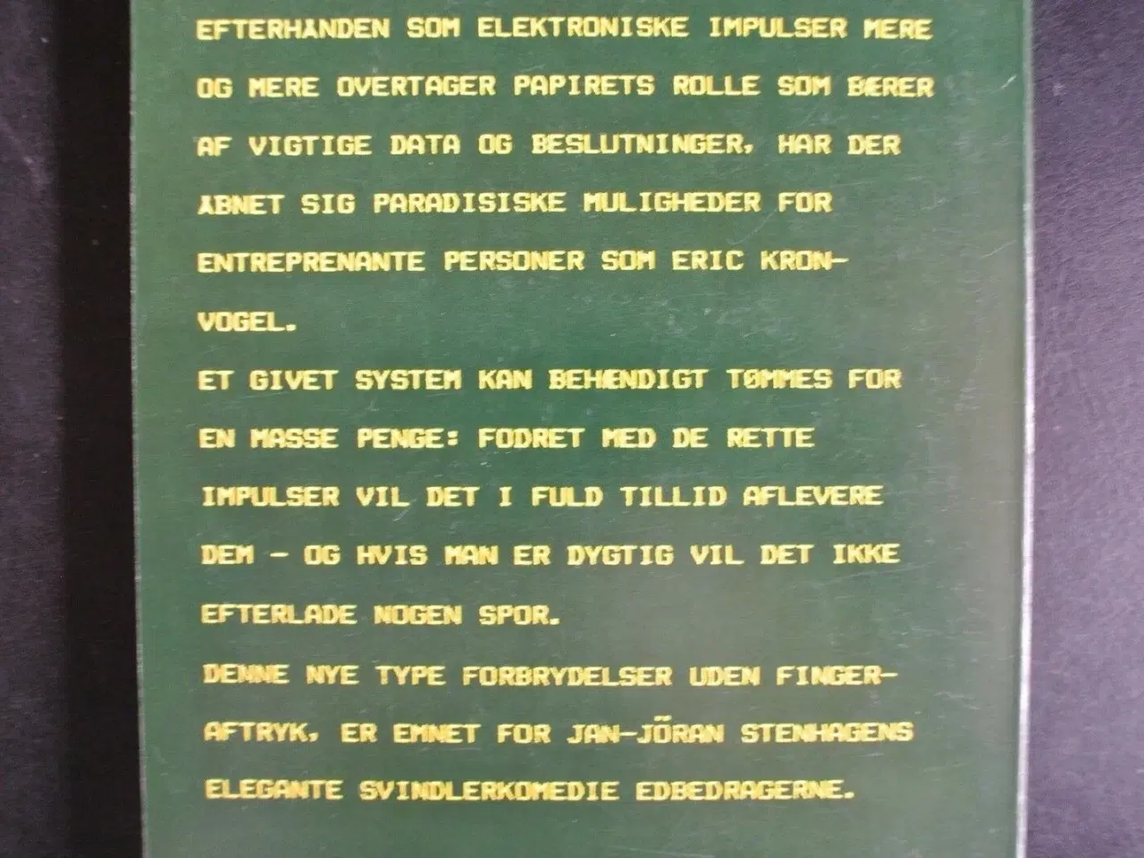Billede 2 - edbedragerne, af jan-jöran stenhagen, genre: krimi