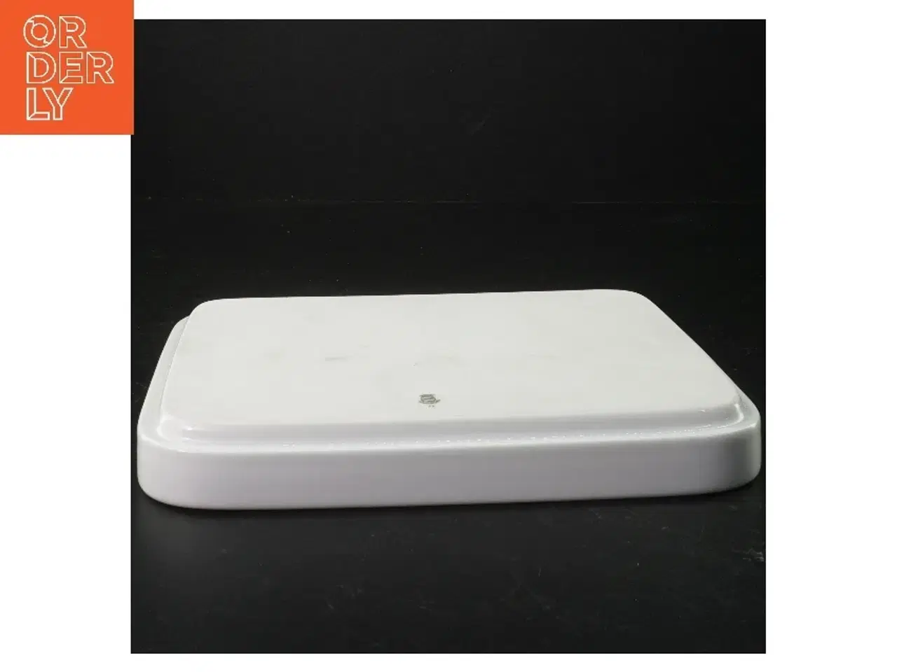 Billede 2 - Rektangulær porcelæns skål (str. 24x18x2 cm)