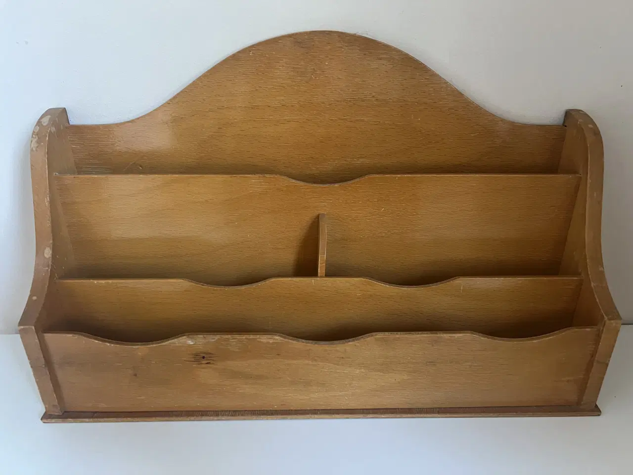 Billede 2 - Flot gammel brevordner i træ 