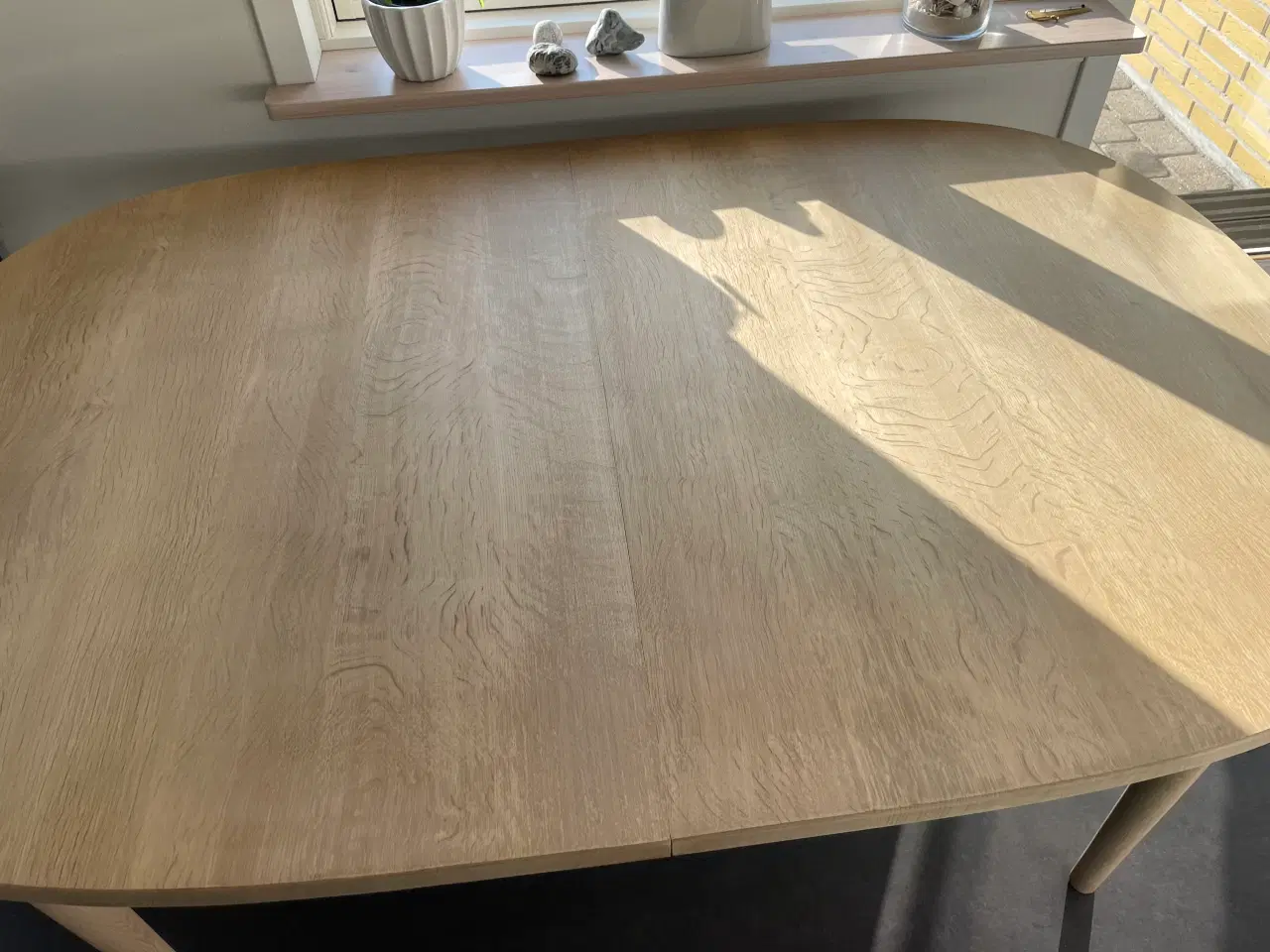 Billede 3 - Spisebord massiv eg