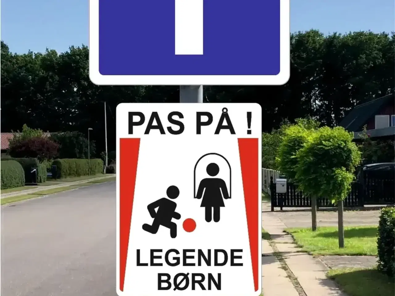Billede 4 - Skilt Pas på Legende børn