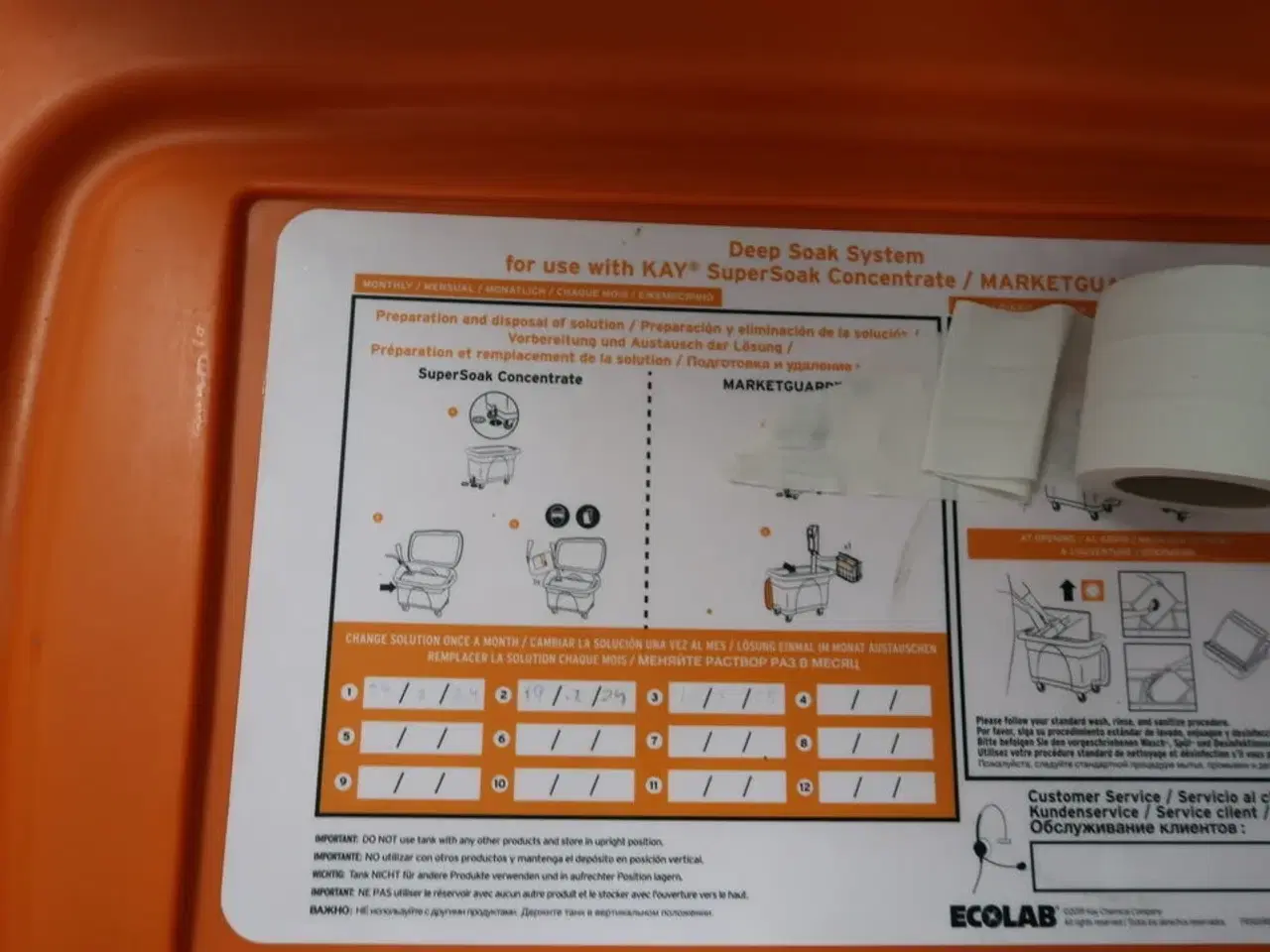 Billede 3 - Deep soak system ECOLAB
