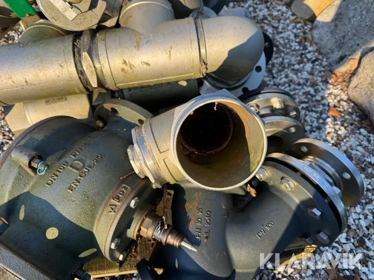 Billede 10 - Lot - diverse ventiler, rørdele og fittings