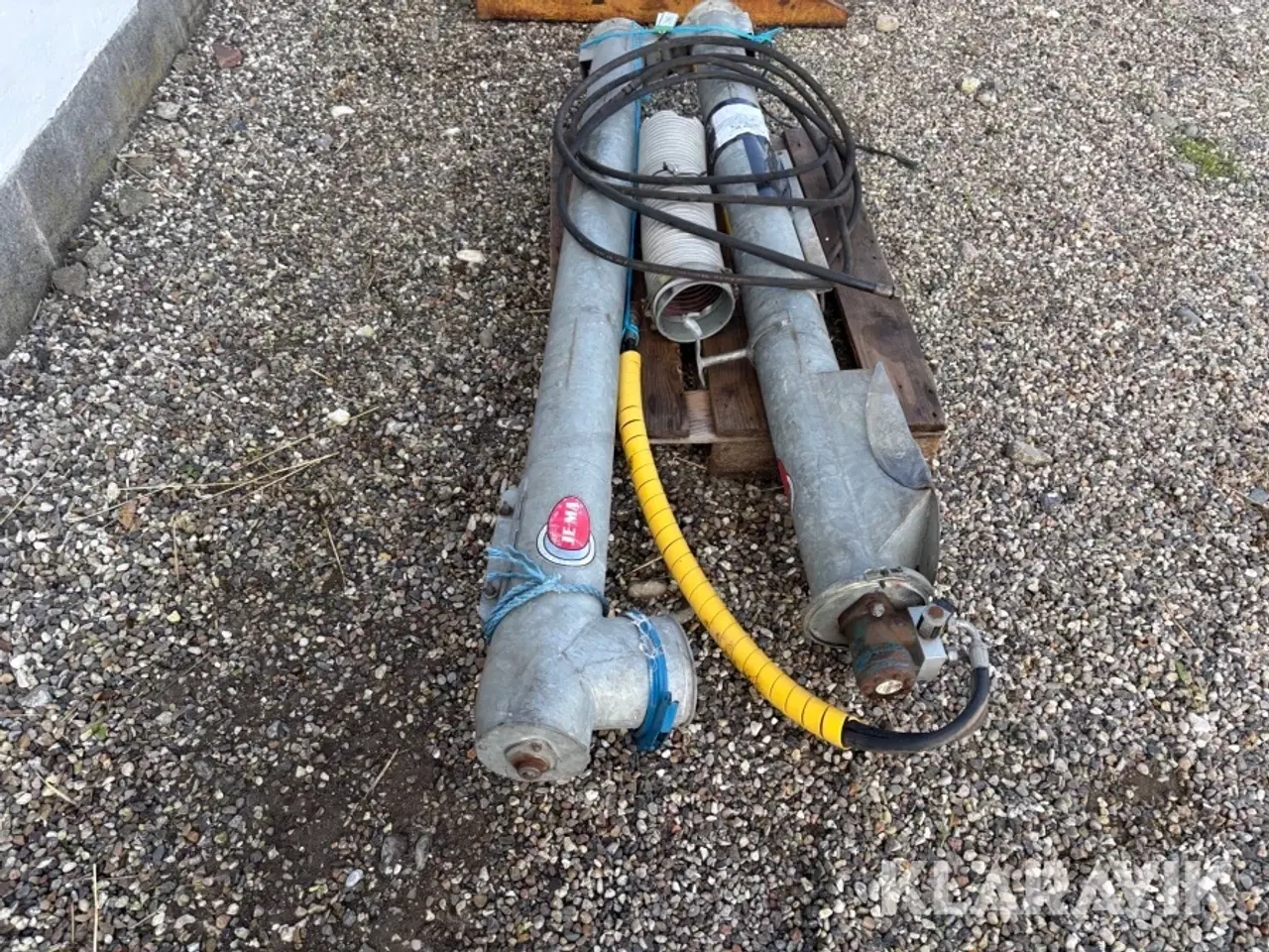 Billede 6 - Kornsnegl JE-MA T31 til vogn – hydraulisk med elektrisk start/stop