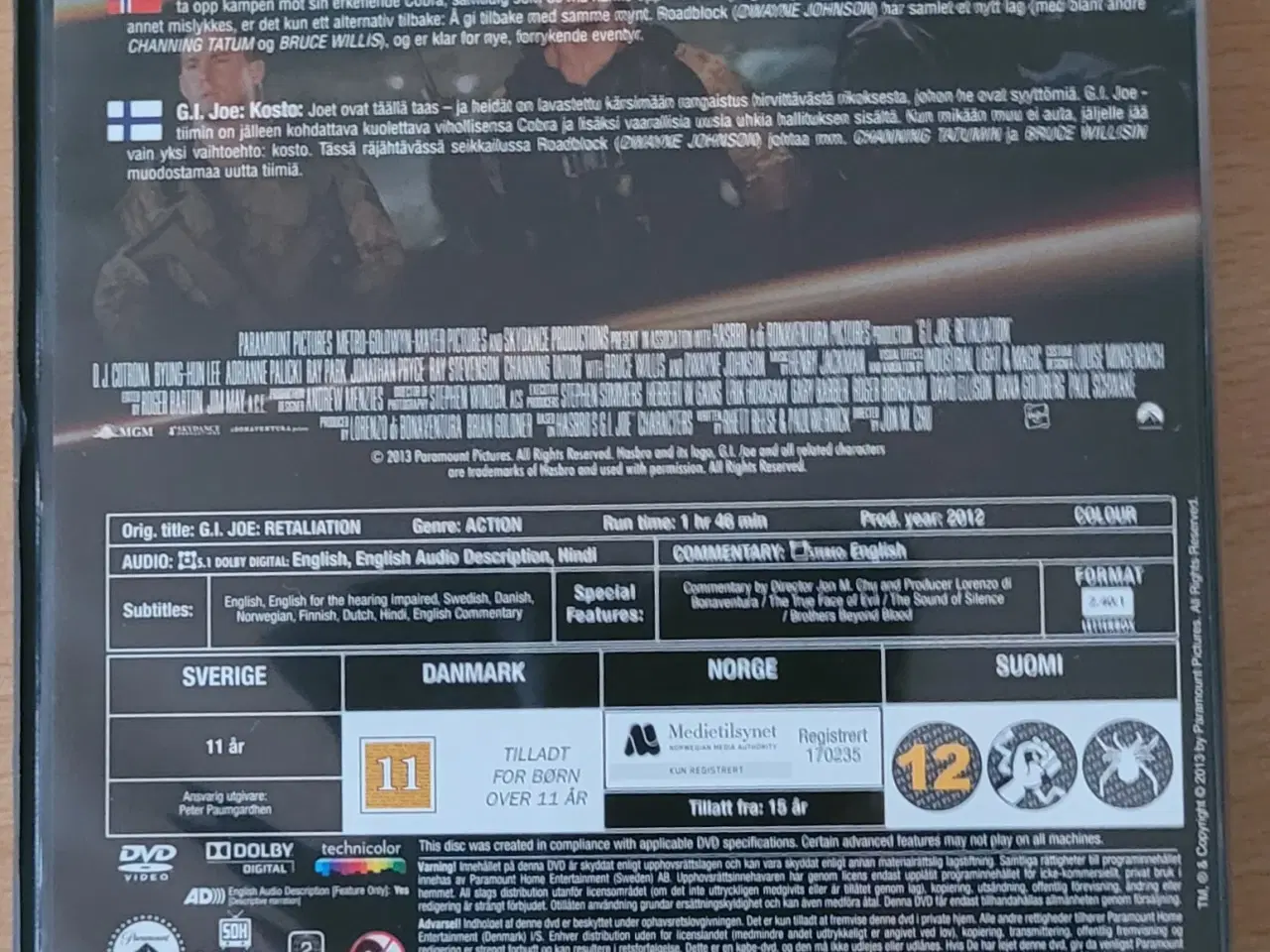 Billede 5 - G.I.JOE Dvd Box 2 film 🇩🇰💯🍿