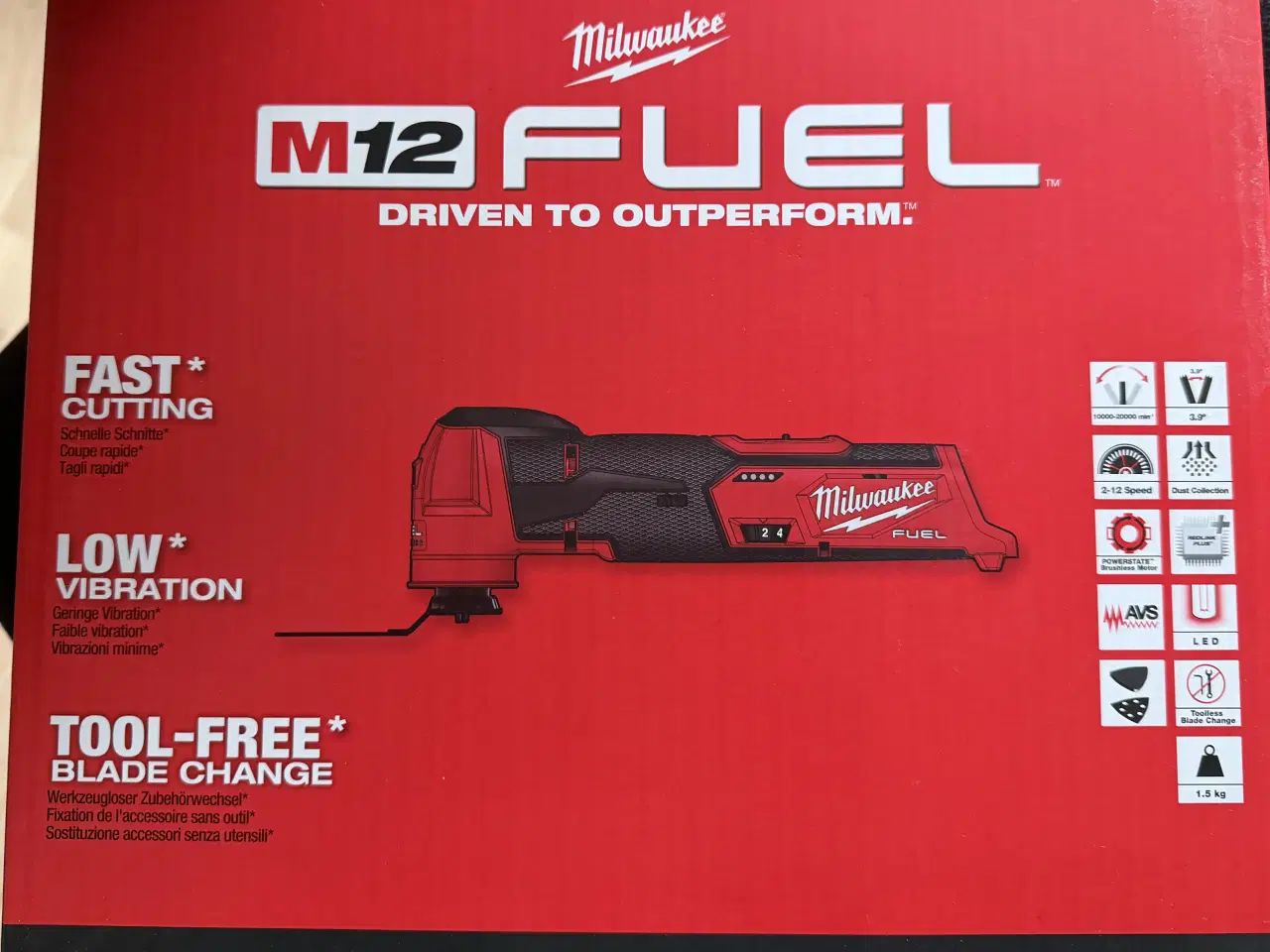 Billede 2 - Ny Multicutter M12 FMT-0 Fuel inkl batteri M12 B4