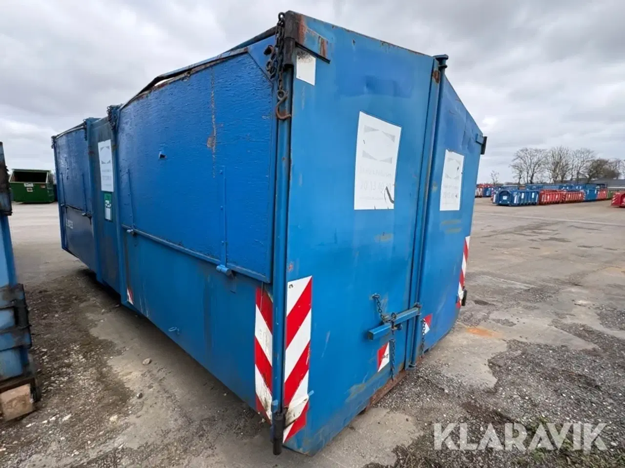 Billede 2 - Lukket affaldscontainer/ophaler 22m3