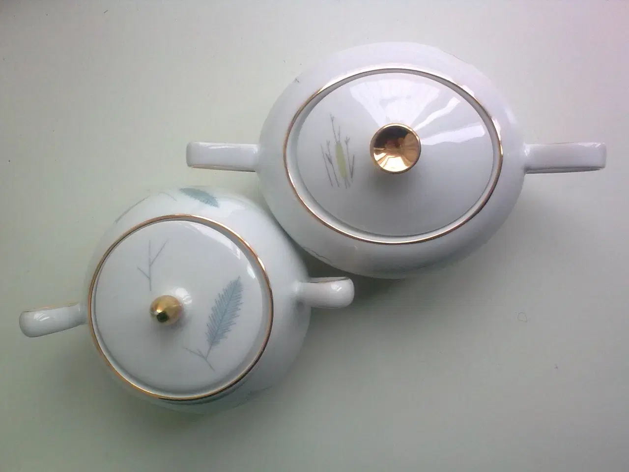 Billede 12 - Grafisk Bucka & Nissen Danmark dekor krukke m fad