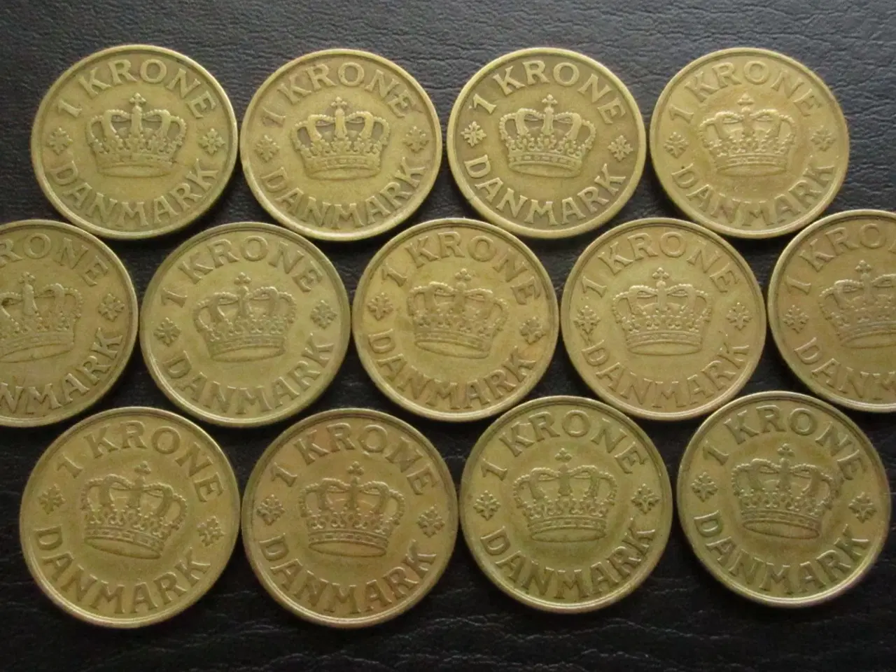 Billede 3 - 1 og 2 kr 1924-1941 komplet sæt inkl. 1 kr 1924