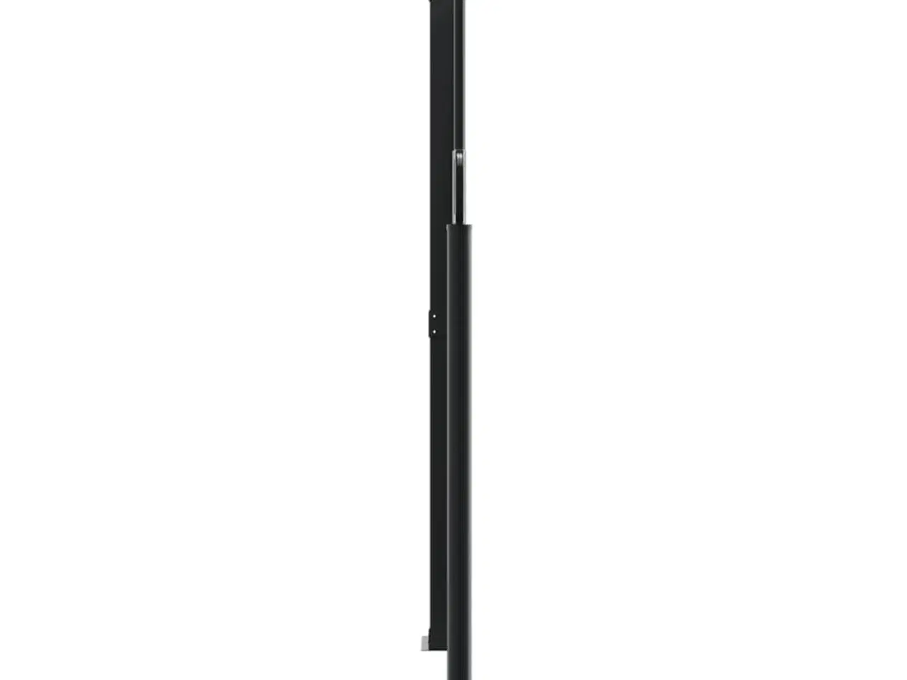 Billede 4 - Sammenrullelig sidemarkise 160 x 600 cm sort