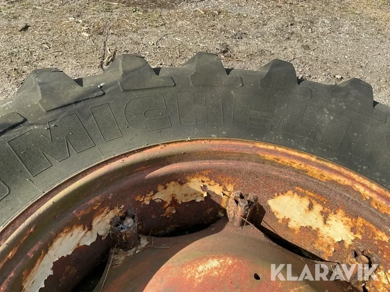 Billede 2 - Dæk med fælge Michelin AGRIBIB