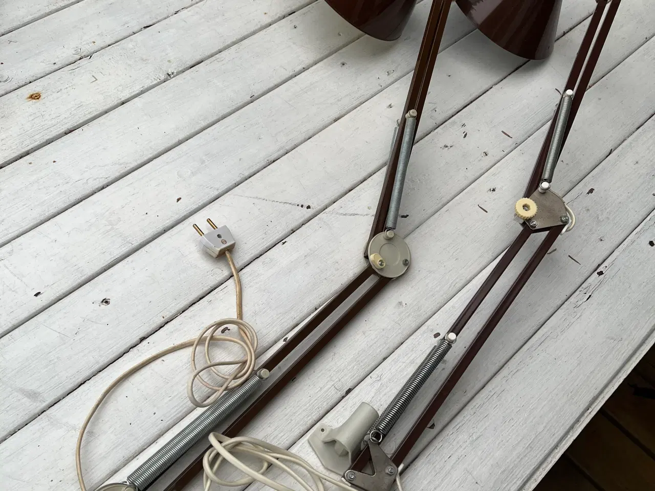 Billede 1 - To “arkitekt-lamper”, brune. Giv bud.