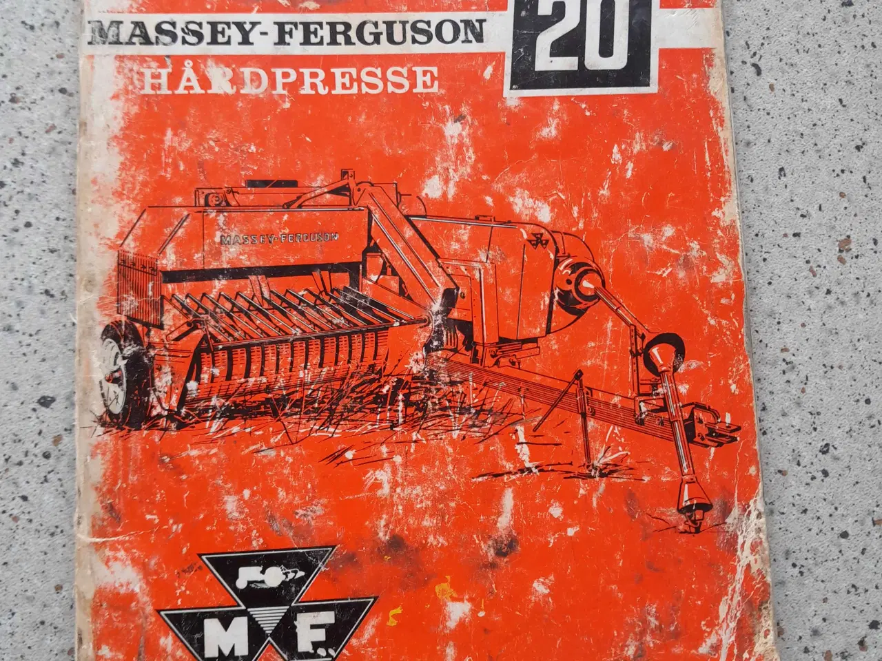 Billede 1 - M F 20 Hårdpresse instruktion bog 