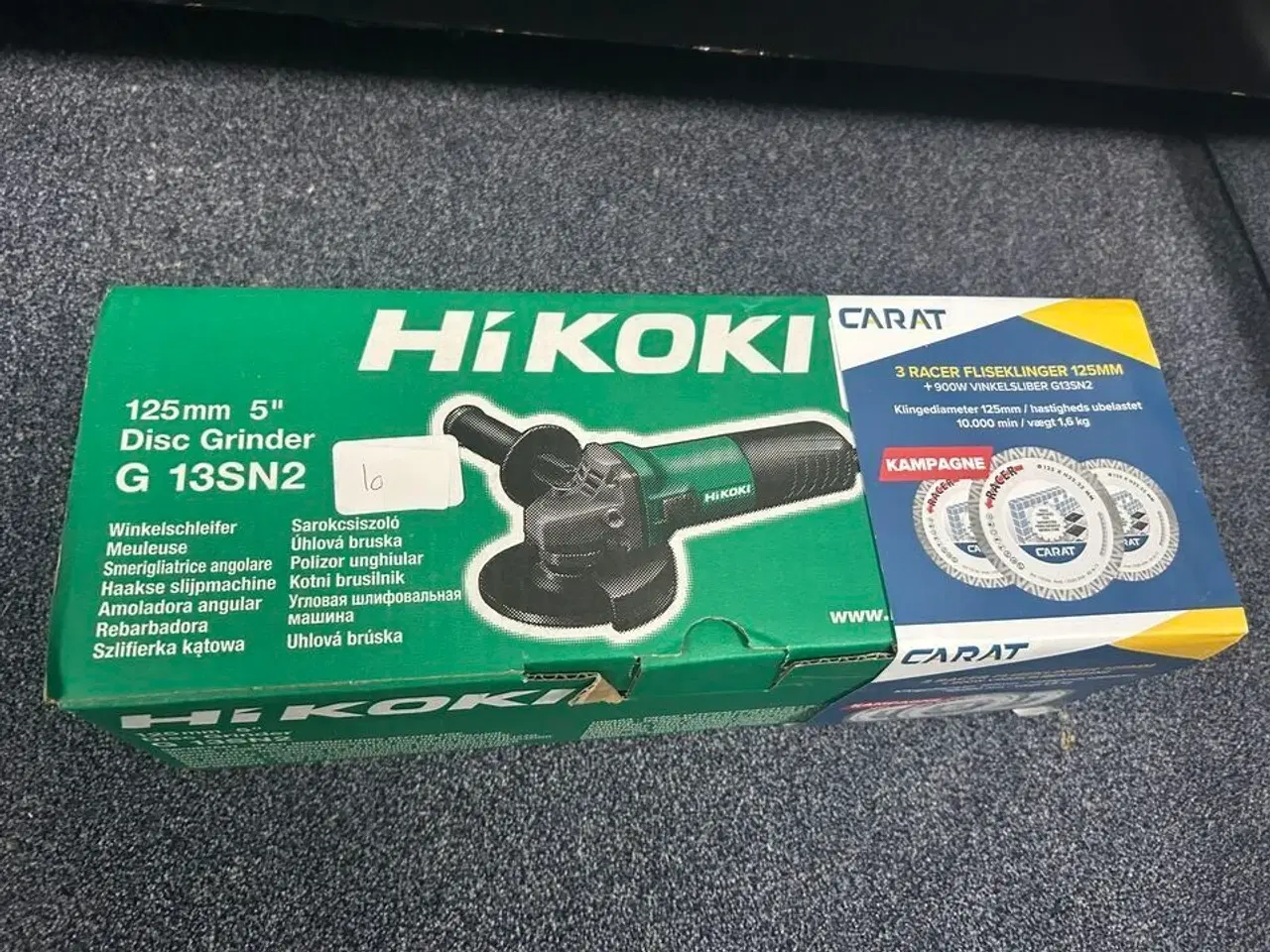 Billede 1 - Vinkelsliber HIKOKI G 13SN2 med klinger