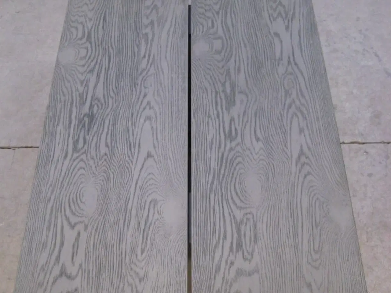 Billede 3 - Sofabord 80x140x52 cm. Gråbejdset egefiner.