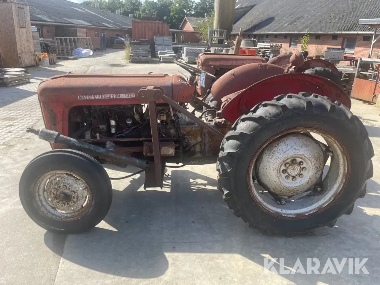 Billede 2 - Veterantraktor Massey-Ferguson 35