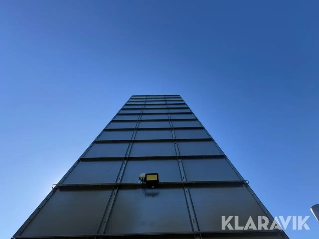 Billede 9 - Udendørssilo BM 300 galvaniseret med fyldebeholder og vægt MU-300