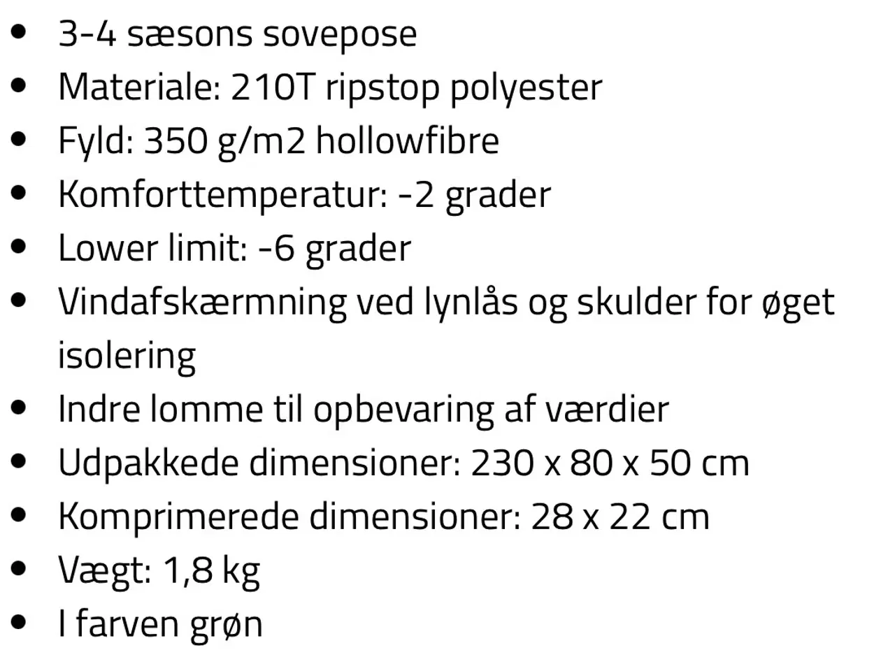 Billede 2 - Trekking  sovepose