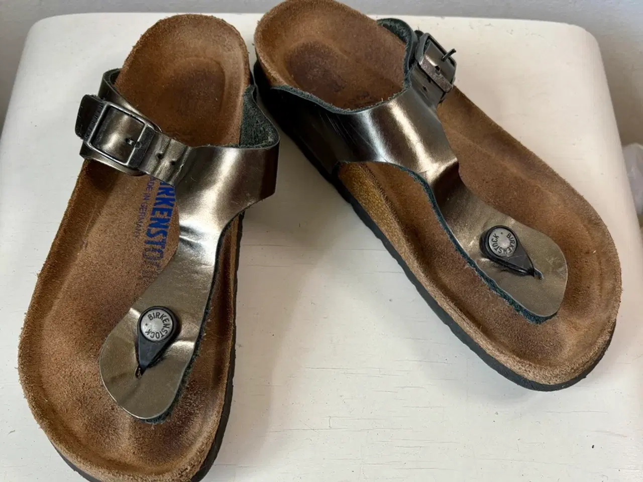 Billede 1 - Birkenstock, Gizeh sandaler, str 37