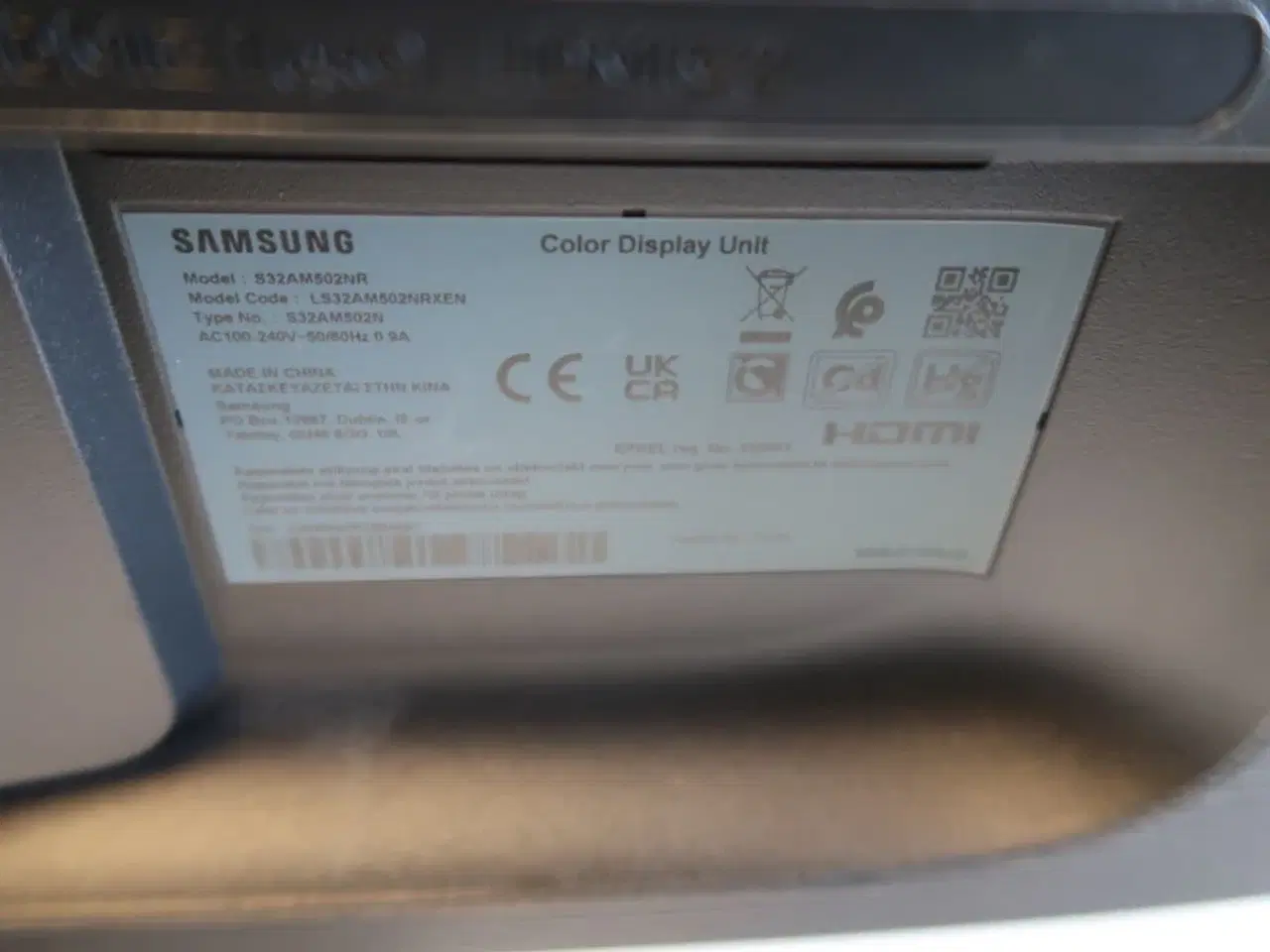 Billede 3 - Samsung S32AM502NR - LED-Skærm 32" Smart Monitor