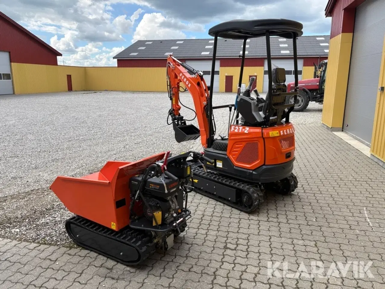 Billede 2 - Minigraver Ferox F2T-Z og minidumper Ferox LNO-CH330