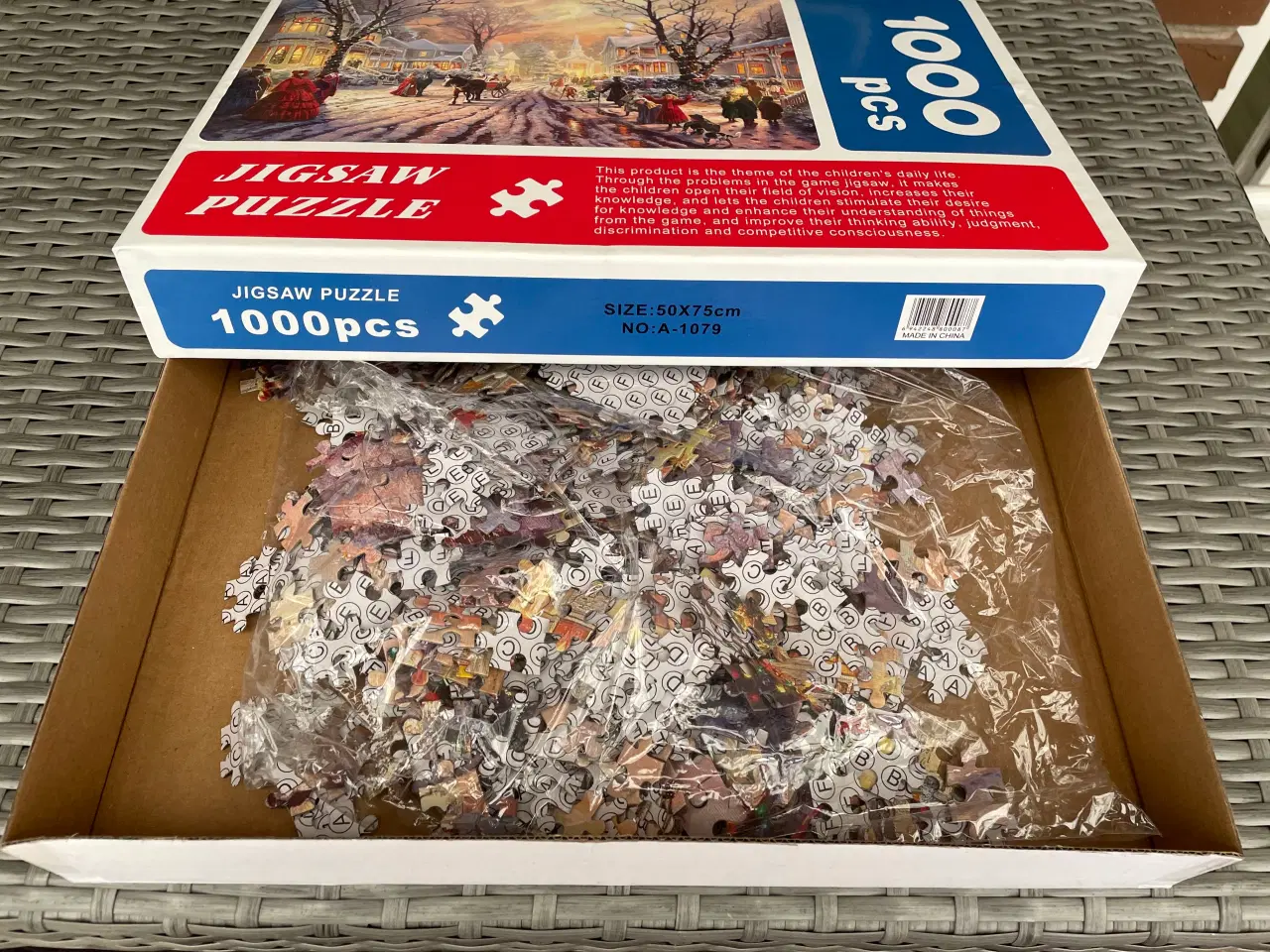 Billede 3 - Puslespil med snebillede på 1000 brikker