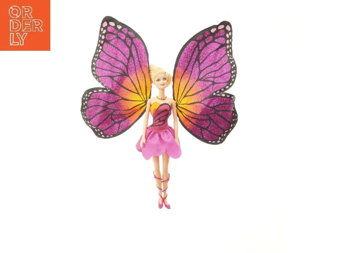 Billede 1 - Fe-dukketøjssæt med udskiftelige vinger fra Barbie (str. 44 cm)